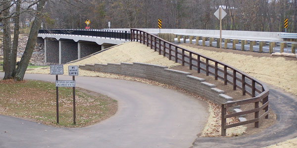 highway retaining wall